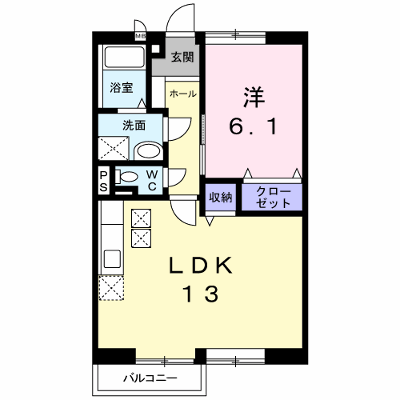 テラススワンⅡ 102【管理NO：1-005908801-01020】 ★家具家電は申し込み後に搬入します★ ★2026年10月中旬入居可能★の外観画像