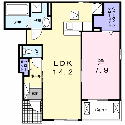 サニー　フィオーレ 104【管理NO：1-025139701-01040】 ★家具家電は申し込み後に搬入します★ ★2026年11月中旬入居可能★の外観画像