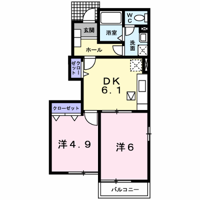 スパーブ琴海Ｃ 101【管理NO：1-013852403-01010】 ★家具家電は申し込み後に搬入します★ ★2026年10月中旬入居可能★の外観画像