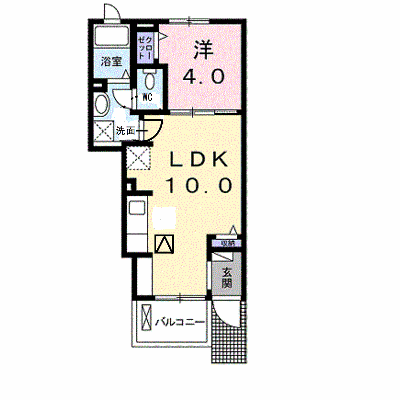 エンリッチ 102【管理NO：1-025536101-01020】 ★家具家電は申し込み後に搬入します★ ★2026年10月中旬入居可能★の外観画像