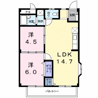 シティハイツ関園 101【管理NO：1-004882501-01010】 ★家具家電は申し込み後に搬入します★ ★2026年10月中旬入居可能★の外観画像