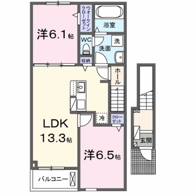 ブリッサ　Ｅ 202【管理NO：1-027777502-02020】 ★家具家電は申し込み後に搬入します★ ★2026年10月中旬入居可能★の外観画像