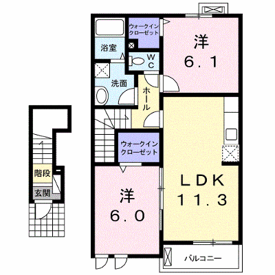 ミルト　クラール 202【管理NO：1-016738401-02020】 ★家具家電は申し込み後に搬入します★ ★2026年10月中旬入居可能★の外観画像