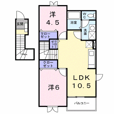 イ－ズフォレストⅡ 201【管理NO：1-012490901-02010】 ★家具家電は申し込み後に搬入します★ ★2026年09月中旬入居可能★の外観画像