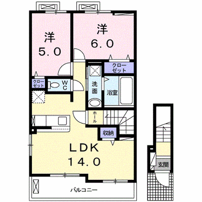 ピルエット 201【管理NO：1-025903401-02010】 ★家具家電は申し込み後に搬入します★ ★2026年09月下旬入居可能★の外観画像