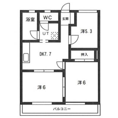 すますてマンスリー90【Wi-Fi・P無料】富士柚木駅歩3分の物件写真6