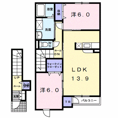 ＤｅａｒスターヒルズⅢ 203【管理NO：1-014226101-02030】 ★家具家電は申し込み後に搬入します★ ★2026年11月中旬入居可能★の外観画像