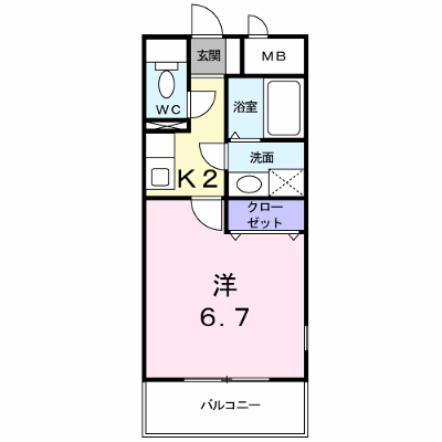 フルール・Ｍ 101【管理NO：1-011365601-01010】 ★家具家電は申し込み後に搬入します★ ★2026年11月中旬入居可能★の外観画像