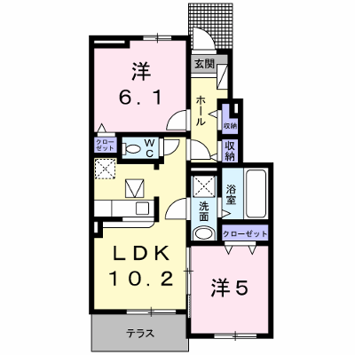 フロンティア　ＴＨ　Ⅱ 103【管理NO：1-024329602-01030】 ★家具家電は申し込み後に搬入します★ ★2026年10月中旬入居可能★の外観画像