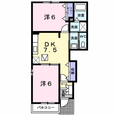 コーポ・すずらん 101【管理NO：1-012857801-01010】 ★家具家電は申し込み後に搬入します★ ★2026年10月中旬入居可能★の外観画像
