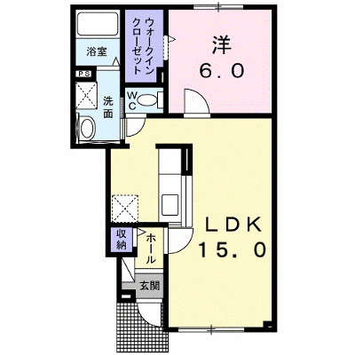 メゾン・ド・フィオーレ 105【管理NO：1-018530601-01050】 ★家具家電は申し込み後に搬入します★ ★2026年10月中旬入居可能★の外観画像