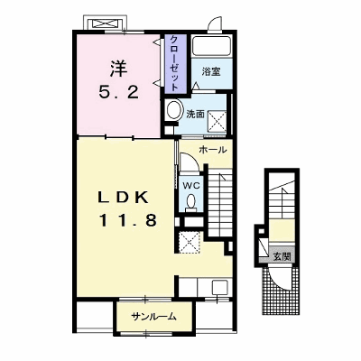 ファインプレイス 203【管理NO：1-024070801-02030】 ★家具家電は申し込み後に搬入します★ ★2026年12月上旬入居可能★の外観画像
