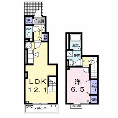 ショコラⅠ 103【管理NO：1-020947501-01030】 ★家具家電は申し込み後に搬入します★ ★2026年10月中旬入居可能★の外観画像
