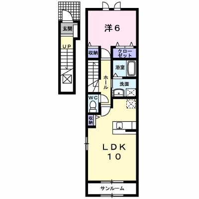 Ｗｅｓｔ　Ｐｏｉｎｔ 203【管理NO：1-015219401-02030】 ★家具家電は申し込み後に搬入します★ ★2026年10月中旬入居可能★の外観画像