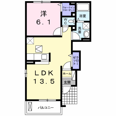 グランジュテ 101【管理NO：1-018215401-01010】 ★家具家電は申し込み後に搬入します★ ★2026年10月中旬入居可能★の外観画像