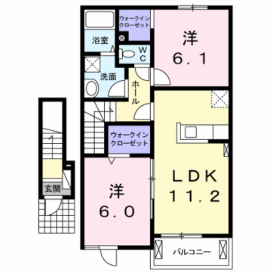 ヴィラ・ソリアードＣ 203【管理NO：1-018677201-02030】 ★家具家電は申し込み後に搬入します★ ★2026年11月上旬入居可能★の外観画像