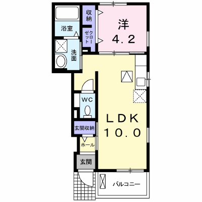 クレセントＦ 105【管理NO：1-022361302-01040】 ★家具家電は申し込み後に搬入します★ ★2026年10月中旬入居可能★の外観画像