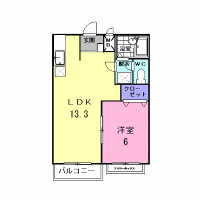 コーポモンシェル 102【管理NO：1-004666401-01020】 ★家具家電は申し込み後に搬入します★ ★2026年09月下旬入居可能★の外観画像