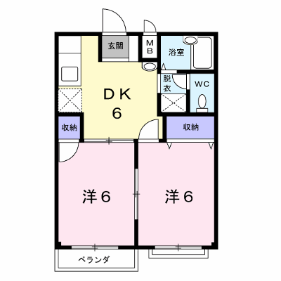 エルディム清和 104【管理NO：1-004026801-01040】 ★家具家電は申し込み後に搬入します★ ★2026年10月上旬入居可能★の外観画像