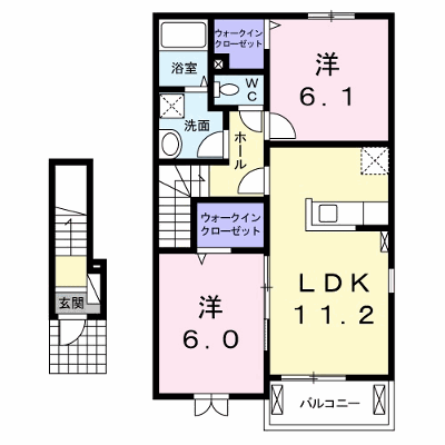 ピアチェーレ野中Ａ 203【管理NO：1-019664301-02030】 ★家具家電は申し込み後に搬入します★ ★2026年10月上旬入居可能★の外観画像