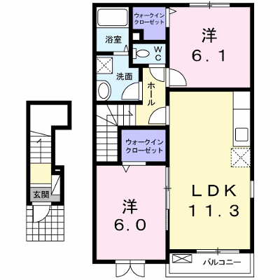 メゾン　フローラＢ 204【管理NO：1-018278802-02040】 ★家具家電は申し込み後に搬入します★ ★2026年10月中旬入居可能★の外観画像