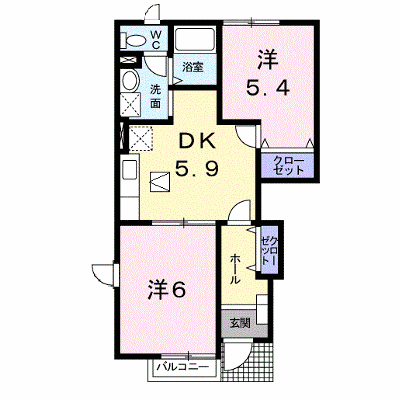 フレーシアＢ 101【管理NO：1-011471102-01010】 ★家具家電は申し込み後に搬入します★ ★2026年10月上旬入居可能★の外観画像