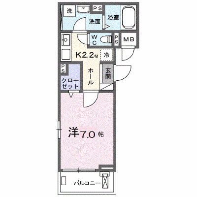 プリムローズ　ガーデン 301【管理NO：1-026799501-03010】 ★家具家電は申し込み後に搬入します★の外観画像
