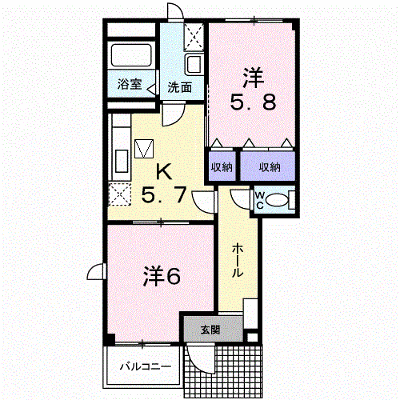 メゾングラシュー 101【管理NO：1-009389501-01010】 ★家具家電は申し込み後に搬入します★ ★2026年10月中旬入居可能★の外観画像