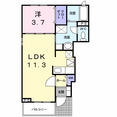 ラッフィナート・Ｍ　Ｂ 101【管理NO：1-014649302-01010】 ★家具家電は申し込み後に搬入します★ ★2026年10月中旬入居可能★の外観画像