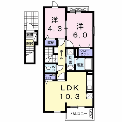 エスペランサ・プラザⅡ 201【管理NO：1-018256301-02010】 ★家具家電は申し込み後に搬入します★ ★2026年10月中旬入居可能★の外観画像