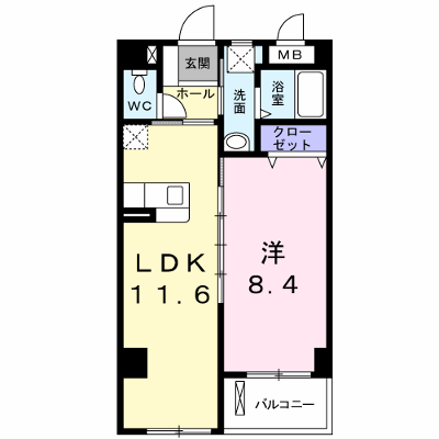グランド・ユーハイム・ナガサカ 104【管理NO：1-019274901-01040】 ★家具家電は申し込み後に搬入します★ ★2026年09月中旬入居可能★の外観画像