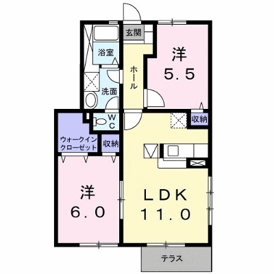 エバー・グリーン 101【管理NO：1-009380601-01010】 ★家具家電は申し込み後に搬入します★ ★2026年10月中旬入居可能★の外観画像