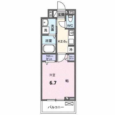 ラ・トゥール湘南Ⅱ 304【管理NO：1-028766101-03040】 ★家具家電は申し込み後に搬入します★ ★2027年03月上旬入居可能★の外観画像