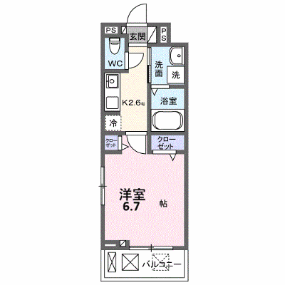 ラ・トゥール湘南Ⅱ 205【管理NO：1-028766101-02050】 ★家具家電は申し込み後に搬入します★ ★2027年03月上旬入居可能★の外観画像