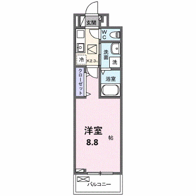ラ・トゥール湘南Ⅱ 103【管理NO：1-028766101-01030】 ★家具家電は申し込み後に搬入します★ ★2027年03月上旬入居可能★の外観画像