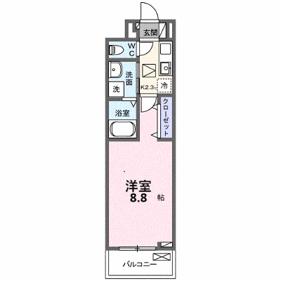 ラ・トゥール湘南Ⅱ 102【管理NO：1-028766101-01020】 ★家具家電は申し込み後に搬入します★ ★2027年03月上旬入居可能★の外観画像