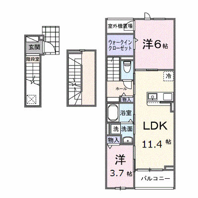 Ｈｉ－Ｒｏｓｅｔｔａ　Ｃ 302【管理NO：1-027872701-03020】 ★家具家電は申し込み後に搬入します★ ★2027年01月下旬入居可能★の外観画像