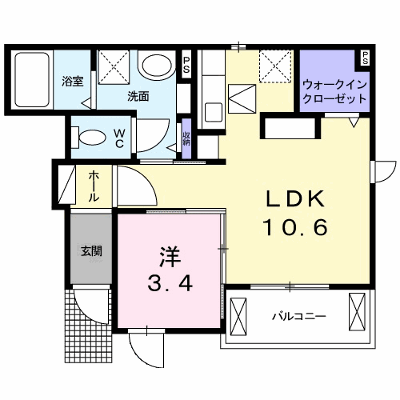 ラビエール 102【管理NO：1-022564601-01020】 ★家具家電は申し込み後に搬入します★の外観画像