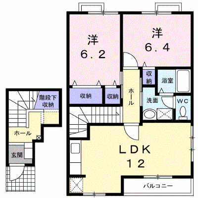 ドルセリア・ａ 205【管理NO：1-011653201-02040】 ★家具家電は申し込み後に搬入します★ ★2026年10月上旬入居可能★の外観画像