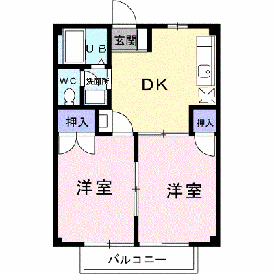 エルローズ 202【管理NO：1-004599601-02020】 ★家具家電は申し込み後に搬入します★ ★2026年10月中旬入居可能★の外観画像