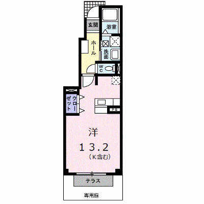 ウエスト・ブルック 101【管理NO：1-012556701-01010】 ★家具家電は申し込み後に搬入します★ ★2026年10月中旬入居可能★の外観画像