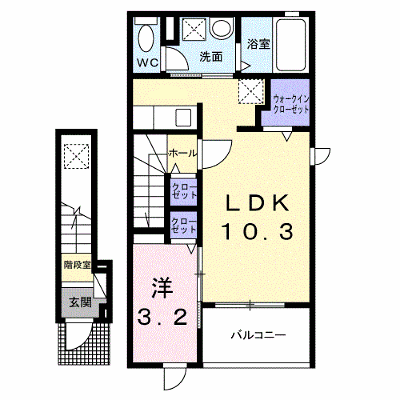 フェリーチェ　ｂ 202【管理NO：1-027465901-02020】 ★家具家電は申し込み後に搬入します★ ★2026年10月中旬入居可能★の外観画像