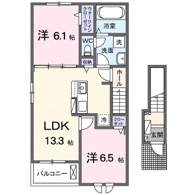 コスモ　グレース 201【管理NO：1-027422201-02010】 ★家具家電は申し込み後に搬入します★ ★2026年10月中旬入居可能★の外観画像