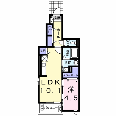 カーサ　グラース 103【管理NO：1-020097401-01030】 ★家具家電は申し込み後に搬入します★ ★2026年10月中旬入居可能★の外観画像