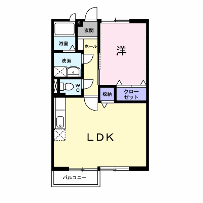 サンフラワーＡ 101【管理NO：1-007027401-01010】 ★家具家電は申し込み後に搬入します★ ★2026年10月中旬入居可能★の外観画像