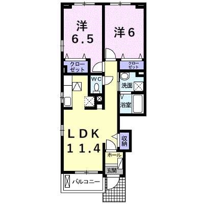 グラシオッソＢ 101【管理NO：1-023461902-01010】 ★家具家電は申し込み後に搬入します★ ★2026年09月下旬入居可能★の外観画像
