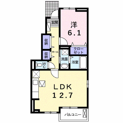 ラ．ビリアⅡ 101【管理NO：1-018212502-01010】 ★家具家電は申し込み後に搬入します★ ★2026年09月中旬入居可能★の外観画像