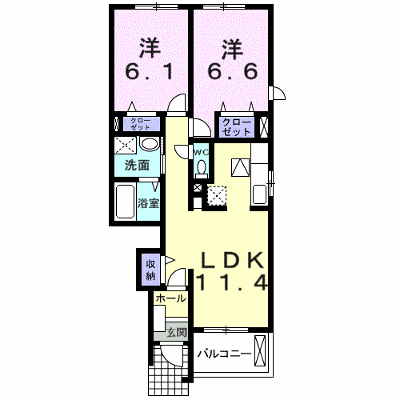 ラゲット　アンブラ 103【管理NO：1-015523702-01030】 ★家具家電は申し込み後に搬入します★ ★2026年09月中旬入居可能★の外観画像