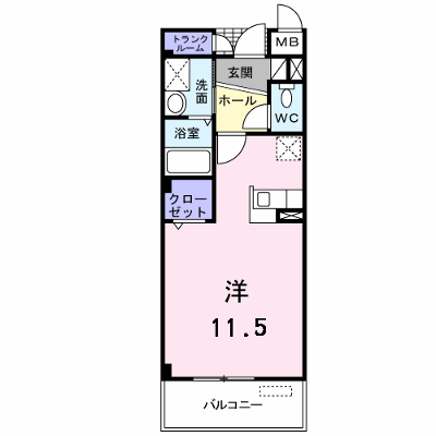 ノール・アンソレイエ 304【管理NO：1-012340101-03040】 ★家具家電は申し込み後に搬入します★ ★2026年09月下旬入居可能★の外観画像