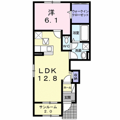 シャレム・オール　Ｋ 101【管理NO：1-025606501-01010】 ★家具家電は申し込み後に搬入します★ ★2026年10月中旬入居可能★の外観画像